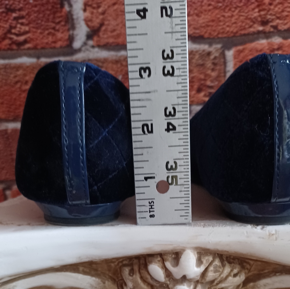 BLUE VELVET FLATS - Picture 5 of 8